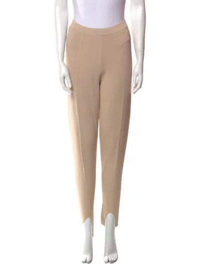 Pre-owned Nanushka Skinny Leg Pants In Neutral