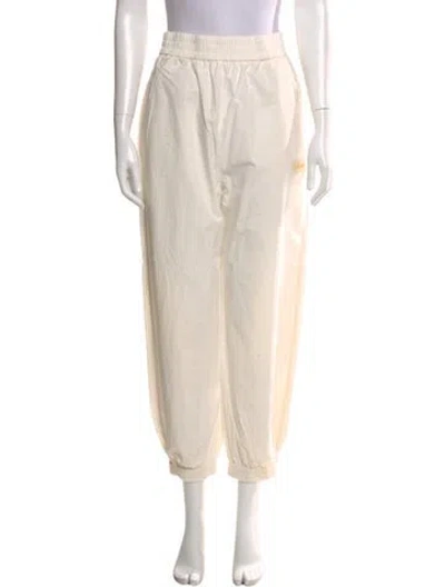 Pre-owned Nanushka Skinny Leg Pants In Neutral