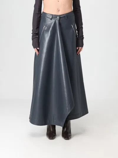 Nanushka Skirt  Woman Color Blue In Gray