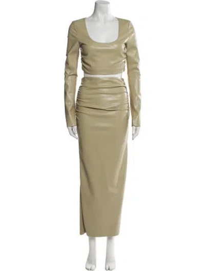 Pre-owned Nanushka Skirt Set In Green