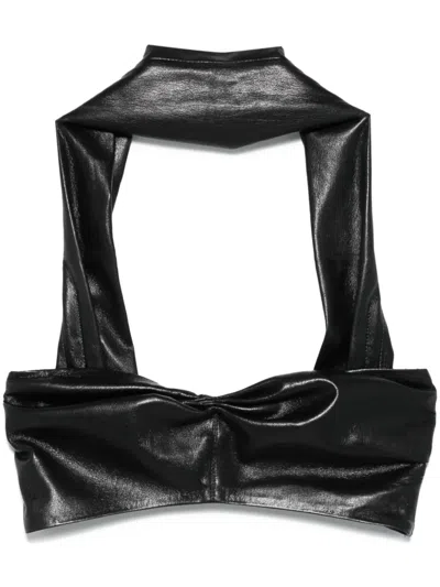 Nanushka Sleeveless Top In Black