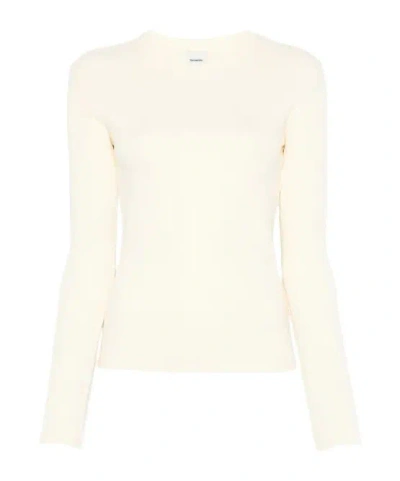 Nanushka Slim-fit Long-sleeve T-shirt In Neutral