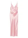 Nanushka Slip Long Dress In Pink