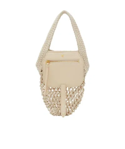 Nanushka Small Market Tote Bag In Nude