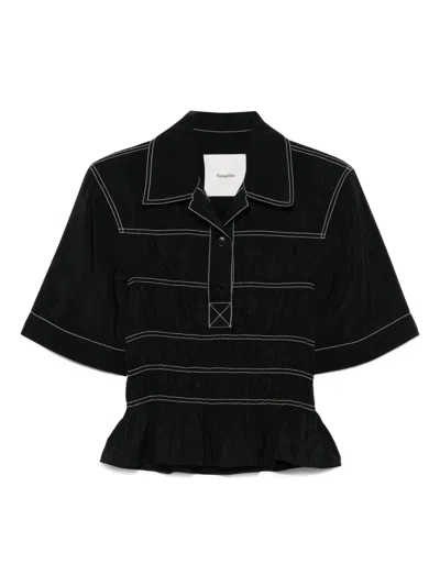 Nanushka Gesmoktes Hemd In Black