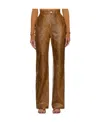 Nanushka Brown Philine Trousers In Brown