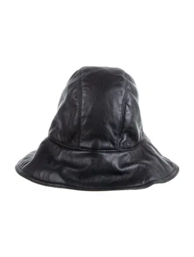 Pre-owned Nanushka Solid Bucket Hat In Black