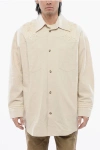 Nanushka Solid Color Marlas Overshirt With Embroideries
