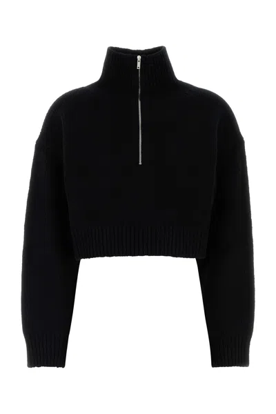 NANUSHKA NANUSHKA BLACK WOOL BLEND SONORE SWEATER