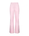 Nanushka Split-hem Flared Trousers In Pink