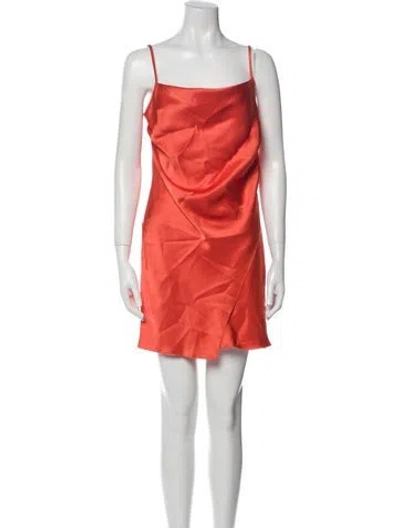 Pre-owned Nanushka Square Neckline Mini Dress