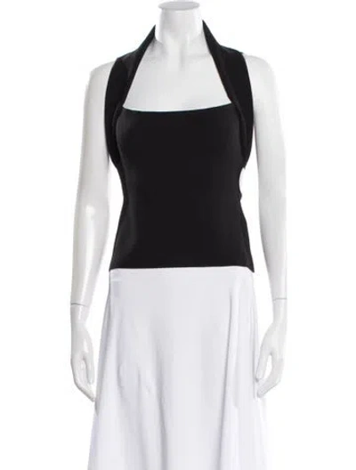Pre-owned Nanushka Square Neckline Sleeveless Top In Gray