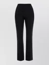 Nanushka Straight Leg High Waist Trousers With Contrast Piping