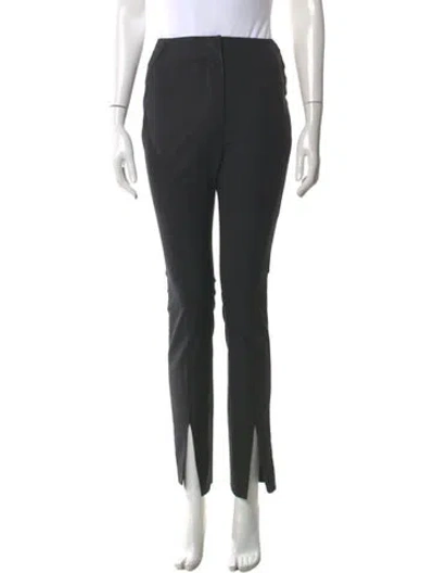 Pre-owned Nanushka Straight Leg Pants In Black
