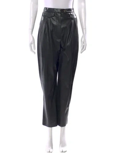 Pre-owned Nanushka Straight Leg Pants In Blue