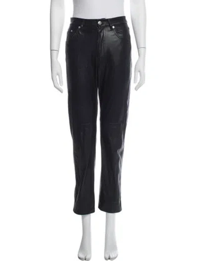 Pre-owned Nanushka Straight Leg Pants In Blue