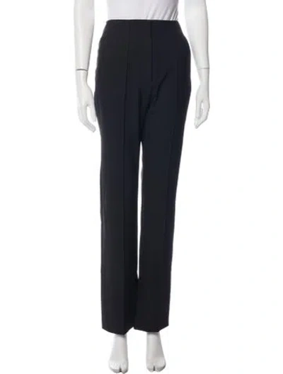 Pre-owned Nanushka Straight Leg Pants In Blue