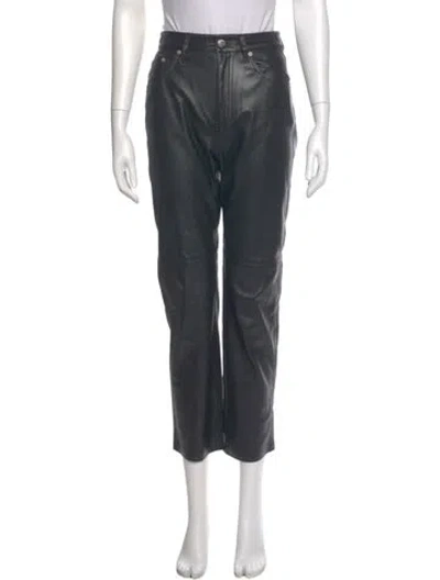 Pre-owned Nanushka Straight Leg Pants In Gray