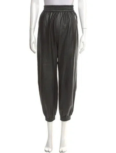 Pre-owned Nanushka Straight Leg Pants In Gray