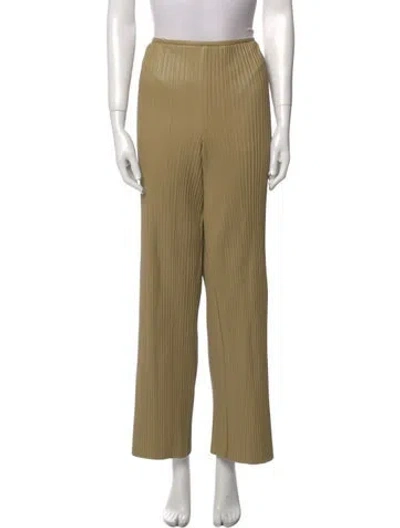 Pre-owned Nanushka Straight Leg Pants In Neutral