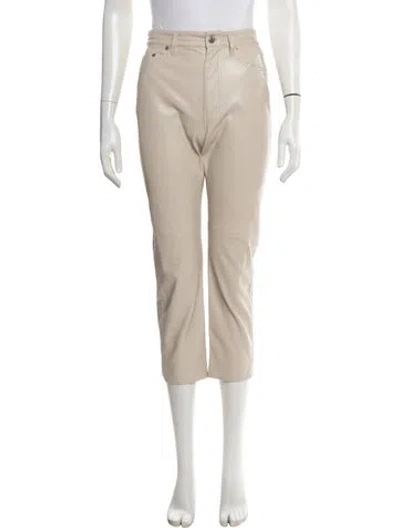 Pre-owned Nanushka Straight Leg Pants In Neutral