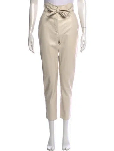 Pre-owned Nanushka Straight Leg Pants In Neutrals