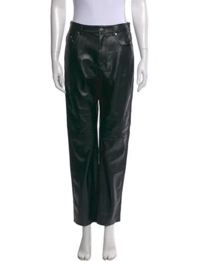 Pre-owned Nanushka Straight Leg Pants W/ Tags In Black