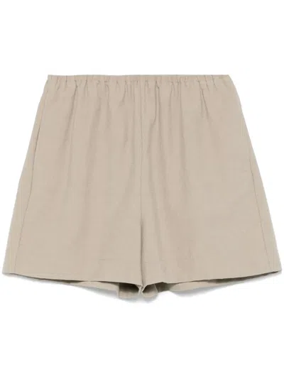Nanushka Straight-leg Shorts In 中性色