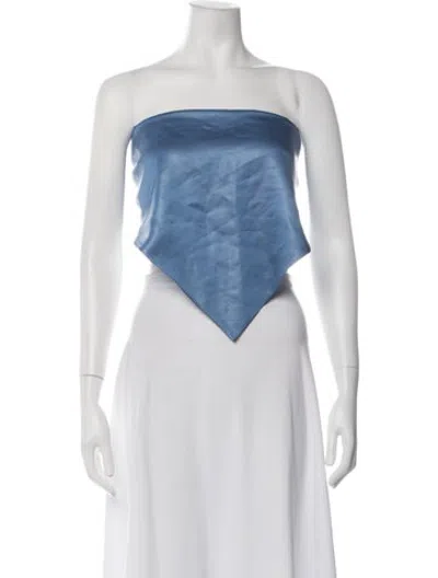 Pre-owned Nanushka Strapless Top In Neutrals