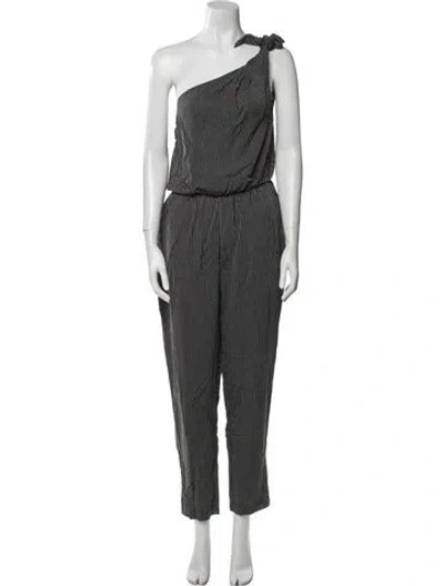 Pre-owned Nanushka Striped One-shoulder Jumpsuit In Multi