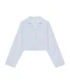 Nanushka Striped Shirt In White
