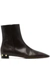 Nanushka Stud-embellished Heel Boots In Brown