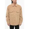 Nanushka Suede Oversized Shirt