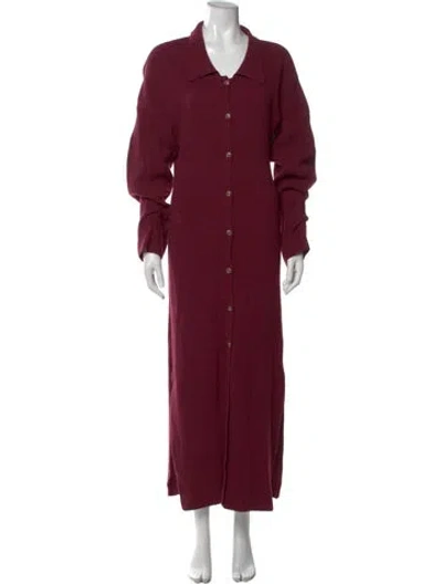 Pre-owned Nanushka Sweater In Burgundy
