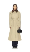 Nanushka Talbot Coat In Brown