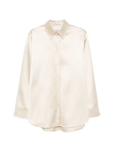 Nanushka Tanis Button-fastening Shirt In Neutral