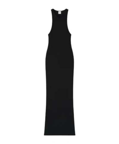 Nanushka Tarla Racerback Maxi Dress In Black