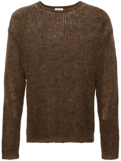 Nanushka Tevin Brushed Jumper In Brown