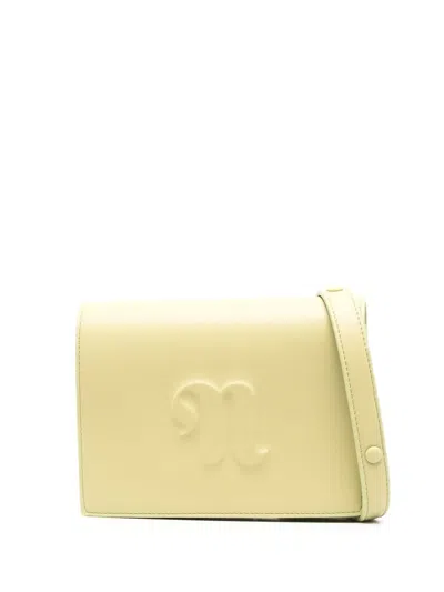 Nanushka The Concertina Shoulder Bag In Green