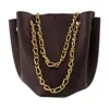 Nanushka Beuteltasche Gather Bucket Aus Leder Vegan In Brown