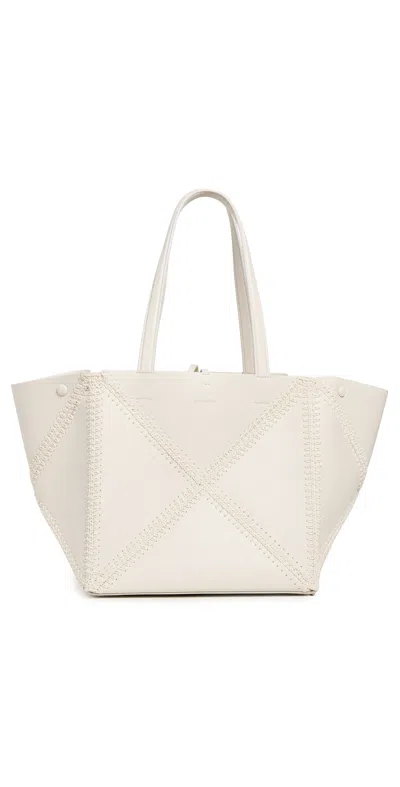 Nanushka The Origami Tote Off White/crème