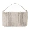 Nanushka The Square Bag In Whte Vegan Leather In Gray