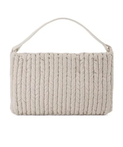 Nanushka The Square Shoulder Bag In Nude
