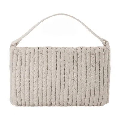 Nanushka The Square Shoulder Bag In White