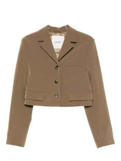 Nanushka Three-button Single-breasted Blazer