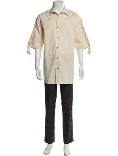 Pre-owned Nanushka Three-quarter Sleeve Shirt In Neutral