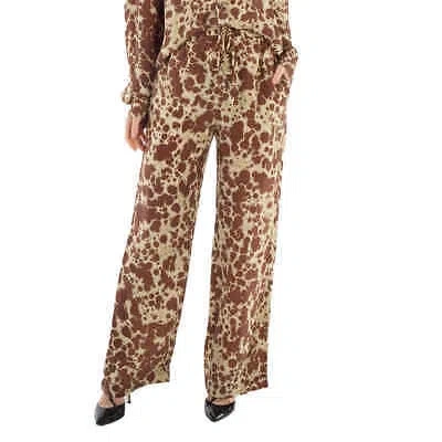 Pre-owned Nanushka Tie Dye Polyka Relaxed-leg Pants In Check Description