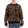 Nanushka Toine Crew Neck Abstract Print Sweater In Multi