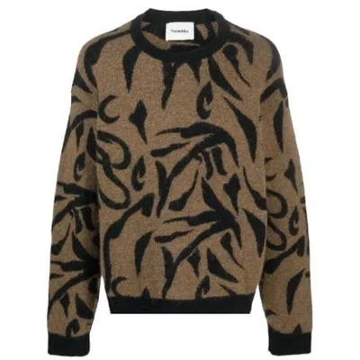 NANUSHKA NANUSHKA TOINE CREW NECK ABSTRACT PRINT SWEATER