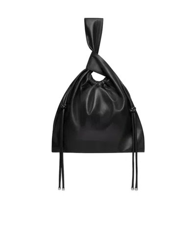 Nanushka Triangle Tote Bag In Black